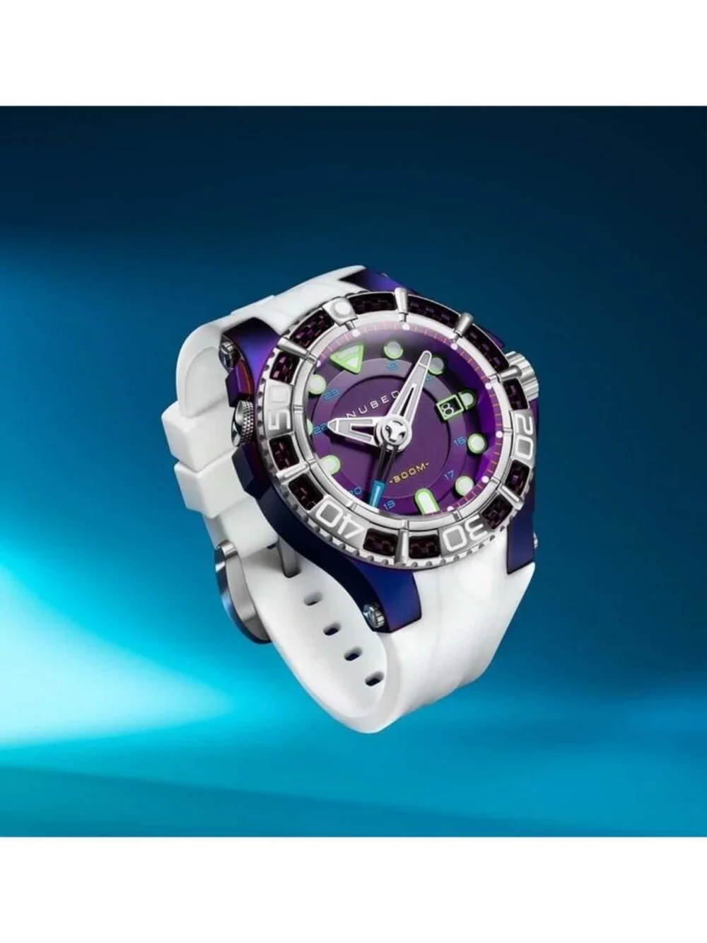 NWT Nubeo Manta Purple Dial Men's Watch